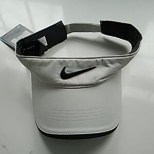 Nike Light Tan and Black unisex Visor